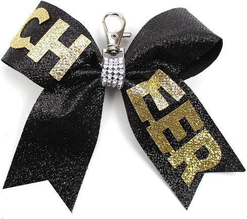 Bowknot Cheer Keychain Gamiting Game Day Keyring Keychain Cheerleader Accessory Cheer Mom Jewelry in Kuwait