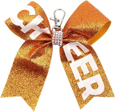 Bowknot Cheer Keychain Gamiting Game Day Keyring Keychain Cheerleader Accessory Cheer Mom Jewelry in Kuwait