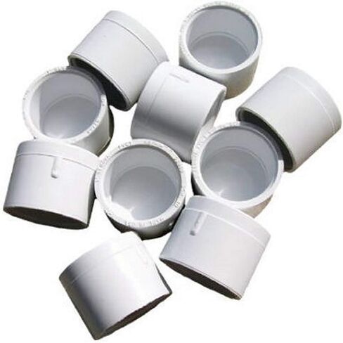 منتجات Genova 30155cp 1/2 بوصة PVC Cap ، Slip - 10 Pack in Kuwait
