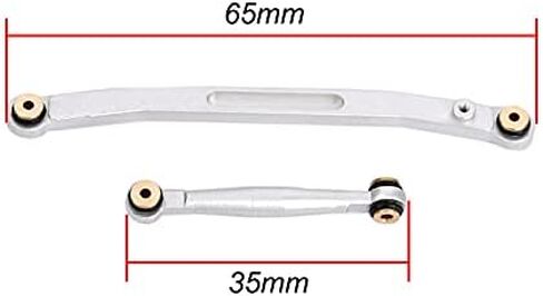 رابط توجيه توجيه الألومنيوم ل 1/24 محوري SCX24 ترقيات Crawler Car (RED) in Kuwait
