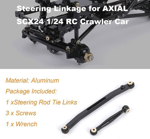 رابط توجيه توجيه الألومنيوم ل 1/24 محوري SCX24 ترقيات Crawler Car (RED) in Kuwait