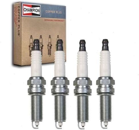 4 pc Champion Copper Plus Spark Plugs compatible with Hyundai Santa Fe Sport 2.0L 2.4L L4 2016-2018 in Saudi Arabia