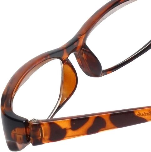 Calabria 8034 Designer Reading Glasses Women Spring Hinged Single Power Readers Distortion Free Lenses Lightweight Durable in Saudi Arabia