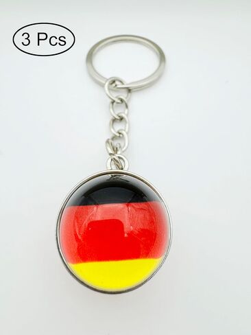 3 Pcs Germany Flag Key Chain,Cool Keychain for Car Keys, Stainless Steel Keyrings & Keychains,Used for Home Decoration, Jewelry Hanging Decorations. in Saudi Arabia