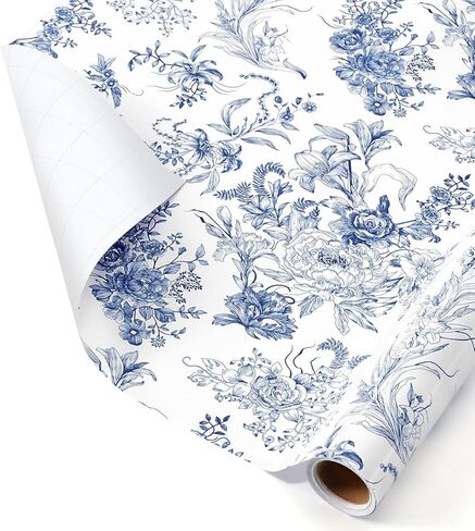 Wernnsai Sage Green Wrapp Paper Roll - 1 Roll 17 "× 33 قدمًا للاستحمام الطفل الورق الورق الزهور الورق الزفاف غلاف الزفاف. in Kuwait