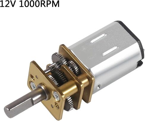 5pcs Mini N20 Gear Motor DC 3V Mini Micro N20 Gear Motors SPEED SPEED Full Metal Motor for DIY Car Robot (N20 3V ، بدون terminal) in Kuwait
