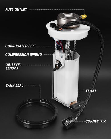 OKLPF Electric Fuel Pump Module Assembly متوافق مع 1997 1998 1999 2000 2001 Jeep Cherokee L6 4.0L ، 1997 1998 1999 2000 Jeep Cherokee L4 2.5L ، استبدل E7121MN SP7121M in Saudi Arabia
