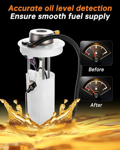 OKLPF Electric Fuel Pump Module Assembly متوافق مع 1997 1998 1999 2000 2001 Jeep Cherokee L6 4.0L ، 1997 1998 1999 2000 Jeep Cherokee L4 2.5L ، استبدل E7121MN SP7121M in Saudi Arabia