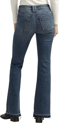 Silver Jeans Co. Women's Suki Mid Rise Curvy Fit Flare Leg Jeans in Saudi Arabia