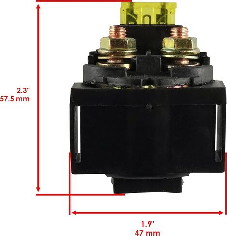 Caltric Starter Solenoid Relay Compatible with Kawasaki Bayou 220 Klf220 1988-2002 in Saudi Arabia