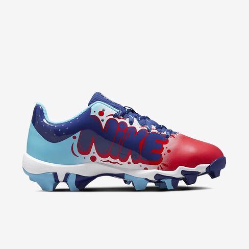 Nike Hyperdiamond 4 Keystone Big Kids 'Big Kids' Big 'Cleats (FZ8655-601 ، Crimson/Baltic Blue/White/Deep Royal Blue) in Saudi Arabia