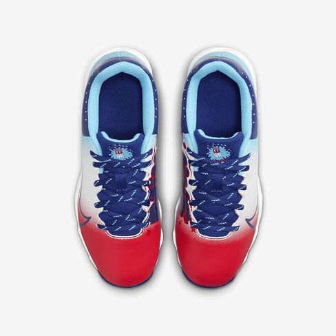 Nike Hyperdiamond 4 Keystone Big Kids 'Big Kids' Big 'Cleats (FZ8655-601 ، Crimson/Baltic Blue/White/Deep Royal Blue) in Saudi Arabia