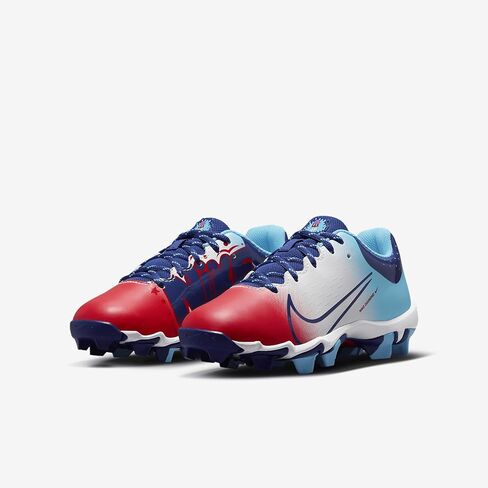 Nike Hyperdiamond 4 Keystone Big Kids 'Big Kids' Big 'Cleats (FZ8655-601 ، Crimson/Baltic Blue/White/Deep Royal Blue) in Saudi Arabia