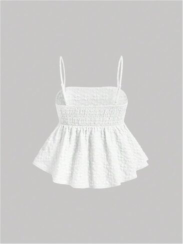 Gorglitter Women's Babydoll Tank Peplum قمم الكشكش بلا أكمام خارجة in Kuwait