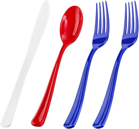 Liacere 200pcs Gold Plastic Forks - Heavyweight Plastic Forks - 7.4 Inch Heavy Duty Plastic Forks - Gold Plastic Silverware Perfect For Parties & Weddings & Restaurants & New Year And Daily Using in Kuwait