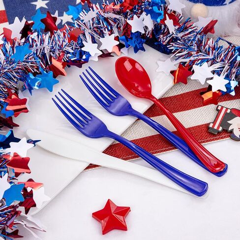 Liacere 200pcs Gold Plastic Forks - Heavyweight Plastic Forks - 7.4 Inch Heavy Duty Plastic Forks - Gold Plastic Silverware Perfect For Parties & Weddings & Restaurants & New Year And Daily Using in Kuwait