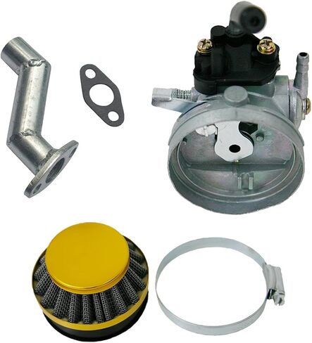 2 مجموعة مرشح الهواء المكربن السكتة الدماغية لـ 49cc 50cc 60cc 66cc 70cc 80cc 2 دراجة دراجة ندوة محرك ، ودراجة جيب صغيرة ، وربعة مروحية صفراء in Kuwait