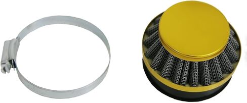 2 مجموعة مرشح الهواء المكربن السكتة الدماغية لـ 49cc 50cc 60cc 66cc 70cc 80cc 2 دراجة دراجة ندوة محرك ، ودراجة جيب صغيرة ، وربعة مروحية صفراء in Kuwait