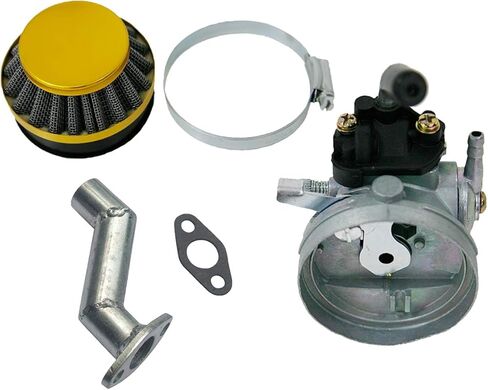 2 مجموعة مرشح الهواء المكربن السكتة الدماغية لـ 49cc 50cc 60cc 66cc 70cc 80cc 2 دراجة دراجة ندوة محرك ، ودراجة جيب صغيرة ، وربعة مروحية صفراء in Kuwait