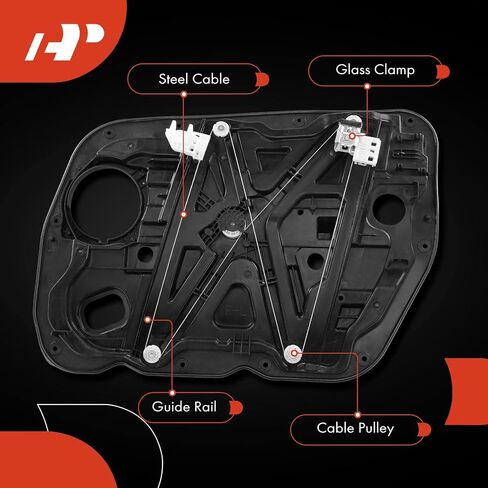 A-Premium Front Driver Side Electric Power Window Regulator Without Motor Compatible with Hyundai Sonata 2015 2016 2017 2018 2019 in Saudi Arabia