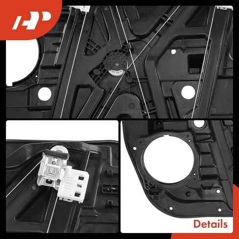 A-Premium Front Driver Side Electric Power Window Regulator Without Motor Compatible with Hyundai Sonata 2015 2016 2017 2018 2019 in Saudi Arabia