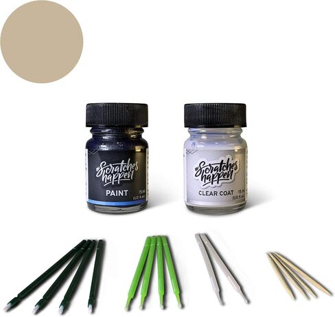 Scratcheshappen Match Match Up Paint Kit - Wind Chill Pearl (089) Tricoat for Toyota - أساسي (طلاء + معطف واضح) in Saudi Arabia