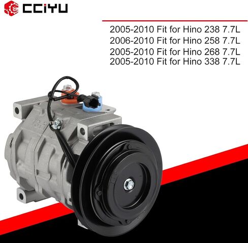 Cciyu Condition Compressor 2005-2010 Fit for Hino 238 7.7L 2005-2010 Fit for Hino 268 7.7L AC Pump in Saudi Arabia