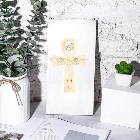 BeSorich Kitchen World 12 "Hamsa Wall Decor ، Hamsa Wall Art - Boho Decore Roulding Room لغرفة التأمل ، وفضاء اليوغا والفنون الجدار ، شقرا البوذية ، زخرفة مذبح روحية جيدة الطاقة in Kuwait