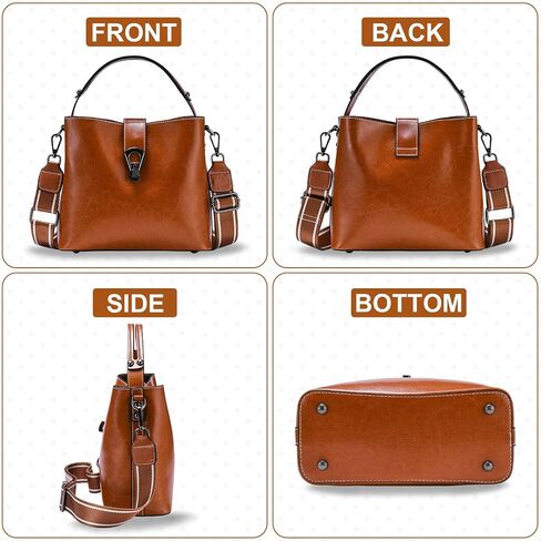 Yonami Genuine Leather Purses - Women's Designer Crossbody Bags – Small Purses for Women, Women's Shoulder Handbags in Kuwait