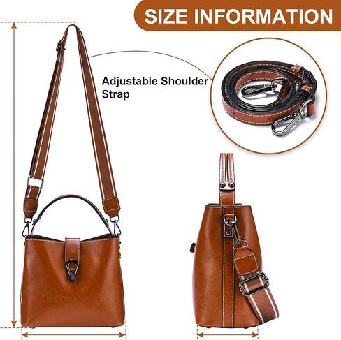 Yonami Genuine Leather Purses - Women's Designer Crossbody Bags – Small Purses for Women, Women's Shoulder Handbags in Kuwait