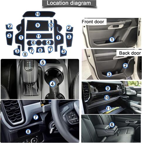 2025 2024 RANGER RAPTOR SLOT SLOT CENTER CENTOLE CENTOLE SLINER SLATE SLOT SLOT SLOT FOR 2024 FORD RANGER Accessories ، 2024 2025 FORD RANGE in Saudi Arabia