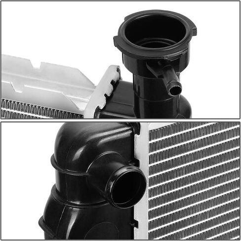 DNA Motoring OEM-RA-2044 1-Row OE Style Bolt-On Aluminum Core Radiator Compatible with 96-02 Express/Savana 1500 2500 AT, 30-1/2" W X 17-1/4" H X 1-1/4" D, 1-5/16" Inlet, 1-9/16" Outlet in Saudi Arabia