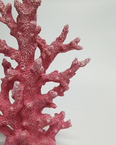 Lifelike Coral Reef Sculpture Statue - Handmade Resin Ocean Decor for Aquarium, Desk, Bathroom, Shelf - Coastal Beach Nautical Theme Gift for Home & Office in Saudi Arabia