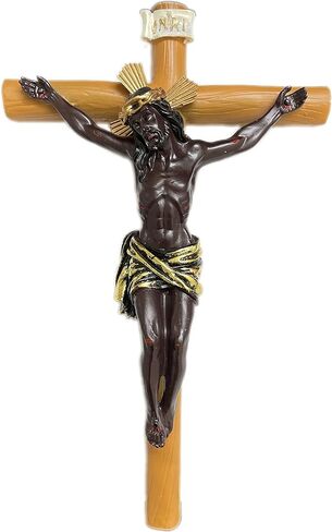 BHEII Cristo Negro de Esquipulas en Santa Cruz 12" Tall Polyresin in Saudi Arabia