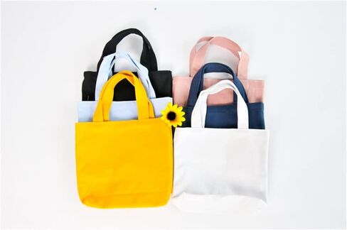 Chezi Plain Shicay Canvas Mini Bag Diy 9x8x4 in Kuwait