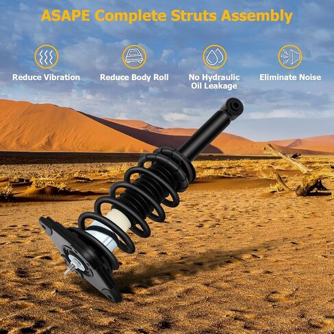 ASAPE Complete Struts Front Rear 2 Pair Fit for 2002 2003 2004 2005 2006 for Nissan Sentra Quick-Strut Complete Strut Assembly Replace OE 172106 172105 171312 in Saudi Arabia