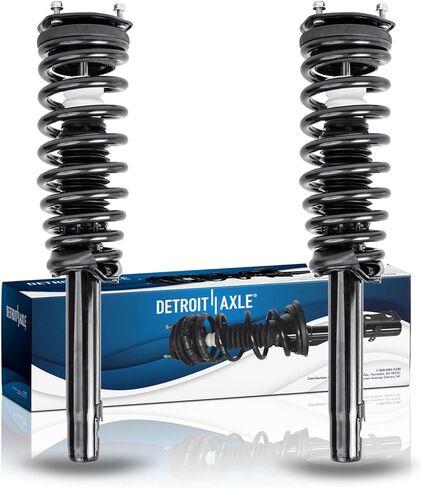 Detroit Axle - 2.5L Front Struts for Ford 2010-2012 Fusion 2010-2011 Mercury Milan, 2 Struts w/Coil Spring Assembly Replacement Suspension Quick Install Ready Struts Shocks in Saudi Arabia