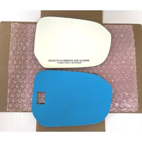 New Replacement Convex Mirror Glass with Full Size Adhesive for 2016-2019 Chevrolet Chevy Volt Passenger Side View Right RH in Kuwait