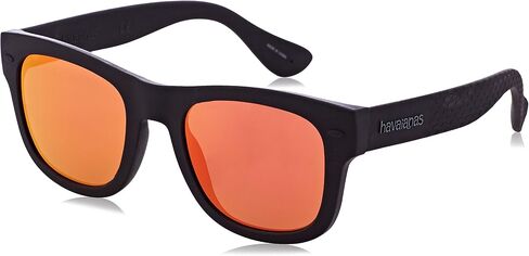 Havaianas Sunglasses Men's Paraty/L Square Sunglasses, Black/Polarized Green Multi, 50 mm in Saudi Arabia