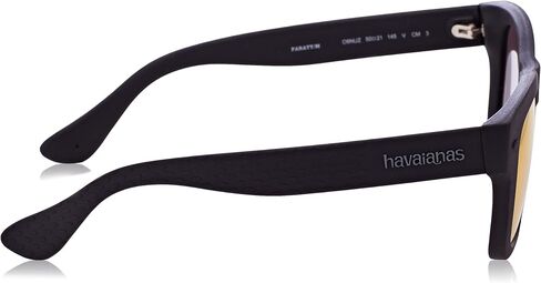 Havaianas Sunglasses Men's Paraty/L Square Sunglasses, Black/Polarized Green Multi, 50 mm in Saudi Arabia