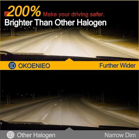 9005 HB3 Halogen المصباح الأمامي ، 12 فولت 55W ، 4000 شمعة ، 3800 كيلو ، لا وهج ، مصابيح الأمامية عالية ومنخفضة ، مصابيح ضوء الرأس للسيارة ، حزمة 4 in Saudi Arabia