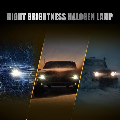 9005 HB3 Halogen المصباح الأمامي ، 12 فولت 55W ، 4000 شمعة ، 3800 كيلو ، لا وهج ، مصابيح الأمامية عالية ومنخفضة ، مصابيح ضوء الرأس للسيارة ، حزمة 4 in Saudi Arabia