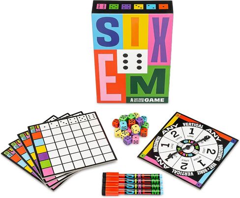 Sixem: Sour Patch Kids Dice Game | Speed, Strategy & Sabotage for Game Night | Perfect for Family Games | 2-5 Players, Ages 13+ in Saudi Arabia