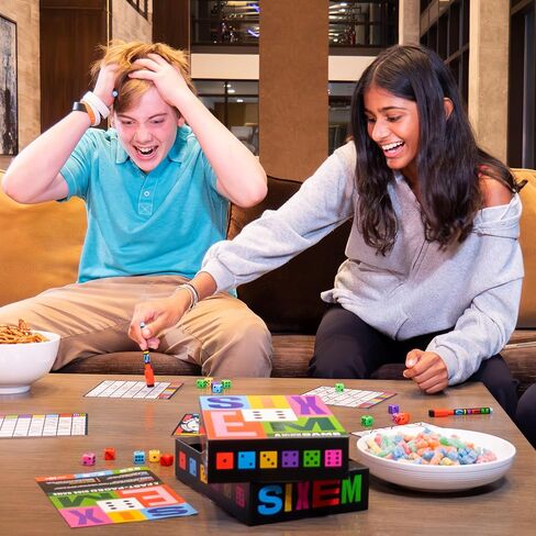 Sixem: Sour Patch Kids Dice Game | Speed, Strategy & Sabotage for Game Night | Perfect for Family Games | 2-5 Players, Ages 13+ in Saudi Arabia