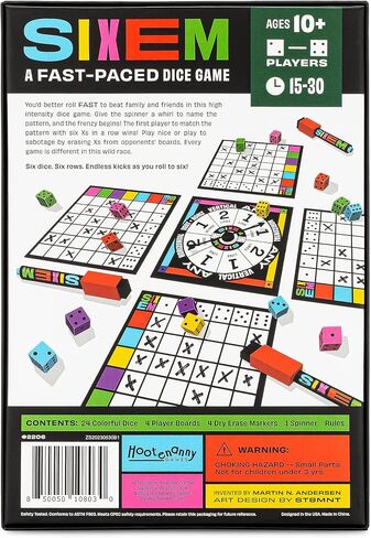 Sixem: Sour Patch Kids Dice Game | Speed, Strategy & Sabotage for Game Night | Perfect for Family Games | 2-5 Players, Ages 13+ in Saudi Arabia