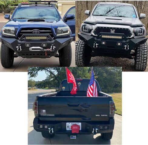 المصد الخلفي الصلب يناسب 2005 2006 2007 2008 2009 2010 2011 2012 2014 2014 2015 Tacoma مع LED LIDE D-RING TELLE in Saudi Arabia