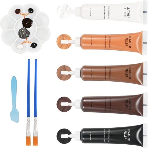 طقم إصلاح الفينيل ، طقم إصلاح فينيل غراء جلدي للسيارات الداخلية ، الأثاث ، الأرائك ، الأحذية ، استعادة الجلود ، الدموع وثقب الاحتراق in Kuwait