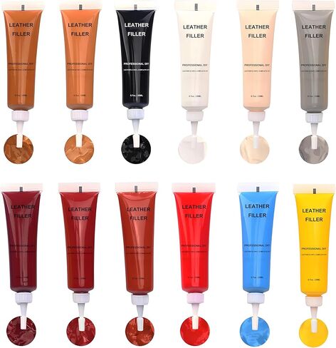 Vinyl Repair Kit,Leather Glue Black Vinyl Repair Kit for Car Interiors, Furniture, Couches,Shoes,Restore Leather Scratch, Tears & Burn Hole in Saudi Arabia