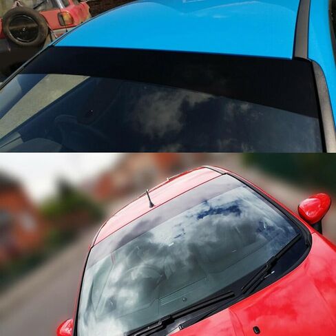 5.51x0.79in Windshield Banner, Sun Strip for Car Windshield, Front Windshield Decal Compatible with Most Vehicles Containing Cars, Suvs, Trucks in Saudi Arabia