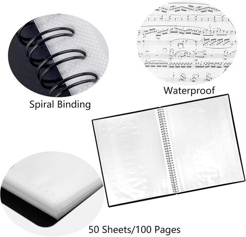 2Pcs Portfolio Binder with Plastic Sleeves, 60 Pockets Presentation Book Display 120 Pages File Folder for Artwork, Sheet Music, Document, Diamond Painting in Saudi Arabia